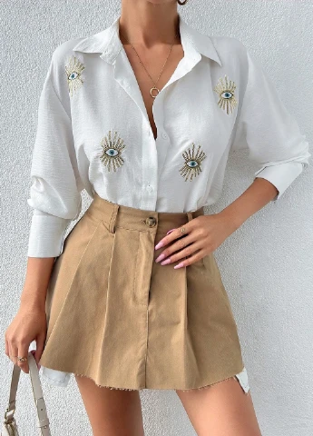 Белая блуза SHEIN
