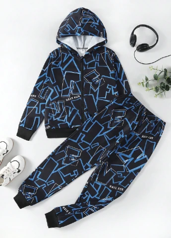 Спортивный костюм (толстовка, брюки) SHEIN (330749757)