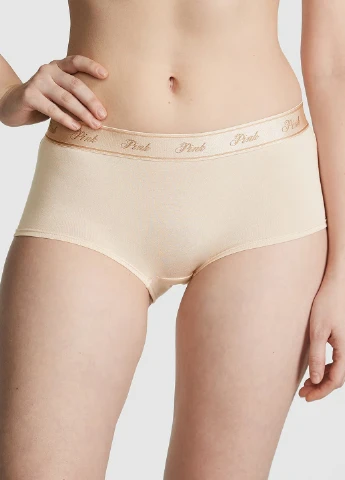 Бежевий демісезонний комплект (бюстгальтер, трусики) Victoria's Secret