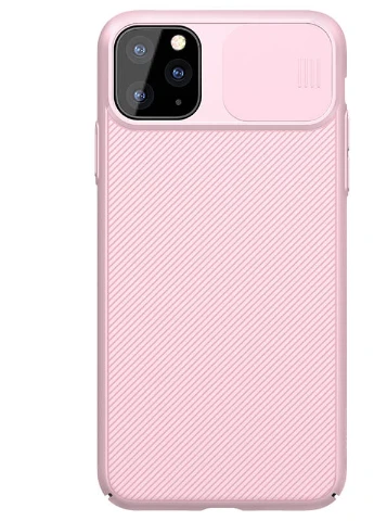 Карбонова накладка Camshield (шторка на камеру) для Apple iPhone 11 Pro (5.8 ') Рожевий / Pink (is_00000034956_3) Nillkin (229727729)