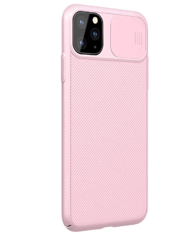 Карбонова накладка Camshield (шторка на камеру) для Apple iPhone 11 Pro (5.8 ') Рожевий / Pink (is_00000034956_3) Nillkin (229727729)
