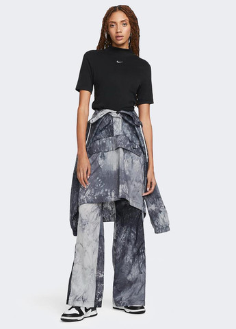 Футболка DV7958-010 Nike W NSW ESSNTL RIB MOCK SS TOP - (319365961)