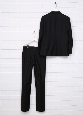 Черный демисезонный костюм (пиджак, брюки) брючный Malip