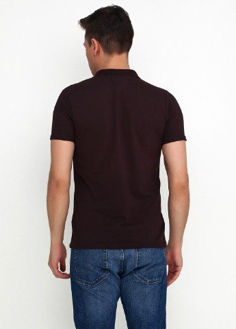 Темно-коричневая футболка-поло для мужчин West Wint с логотипом