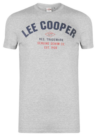 Серая футболка Lee Cooper