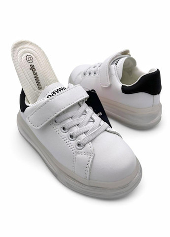 Белые демисезонные кроссовки Apawwa
