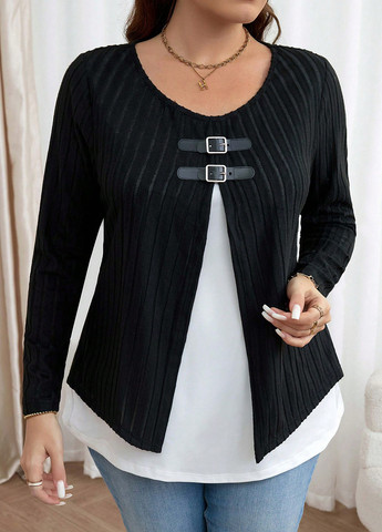 Комбінований демісезонний джемпер джемпер SHEIN