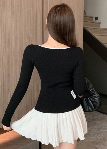 Черный демисезонный джемпер джемпер SHEIN