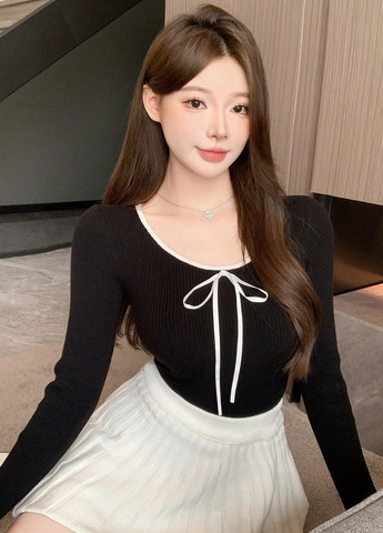 Черный демисезонный джемпер джемпер SHEIN