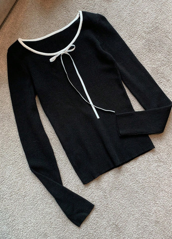 Черный демисезонный джемпер джемпер SHEIN