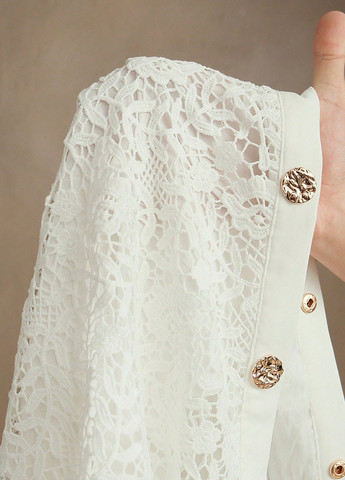 Білий кежуал сукня сукня-сорочка SHEIN однотонна