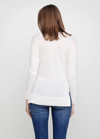 Молочный демисезонный пуловер пуловер Le Temps des Cerises