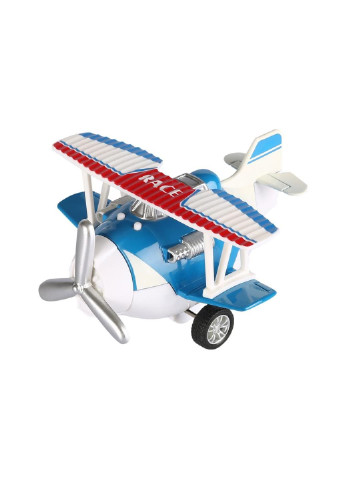 Спецтехніка Літак металевий інерційний Aircraft синій зі світлом та (SY8012Ut-2) Same Toy (254082944)