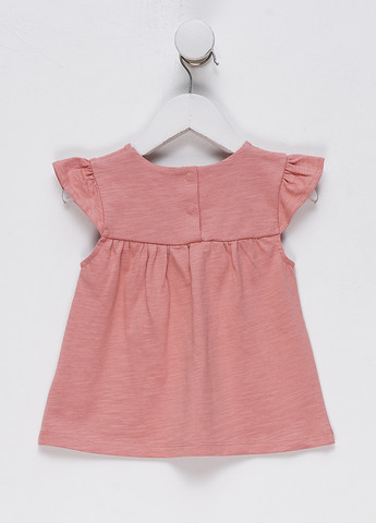 Темно-розовая однотонная блузка C&A летняя