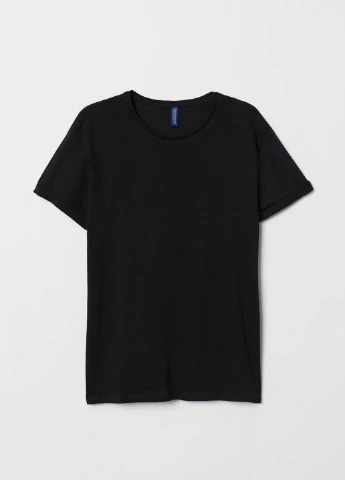 Чорна футболка H&M
