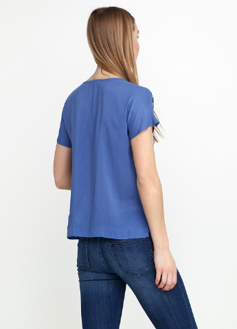 Голубая летняя блуза Stefanie L