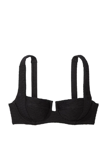 Чорний літній купальник (бюстгальтер, трусики) роздільний Victoria's Secret