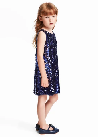 Синее платье H&M (88371770)