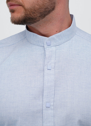Светло-голубой кэжуал, классическая рубашка однотонная Trend Collection