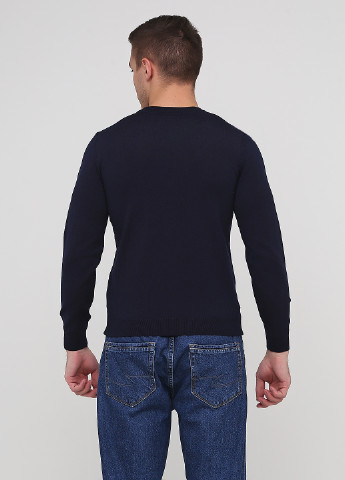 Темно-синий демисезонный пуловер пуловер Hugo Boss