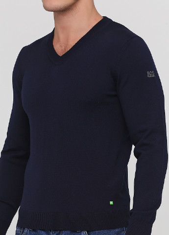 Темно-синій демісезонний пуловер пуловер Hugo Boss