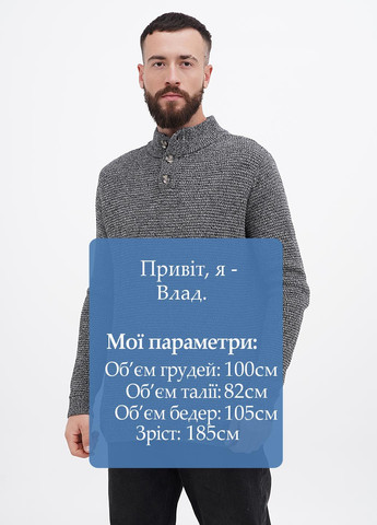 Темно-серый демисезонный свитер Mustang