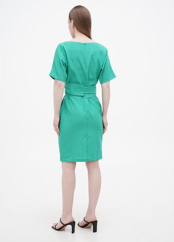 Зеленое кэжуал платье Rebecca Tatti однотонное