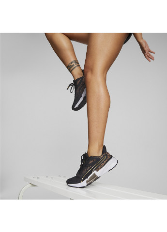 Чорні всесезонні кросівки pwrframe safari glam training shoes women Puma