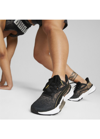 Черные всесезонные кроссовки pwrframe safari glam training shoes women Puma