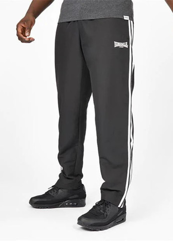 Черные спортивные демисезонные прямые брюки Lonsdale