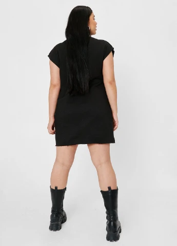 Черное кэжуал платье Nasty Gal однотонное