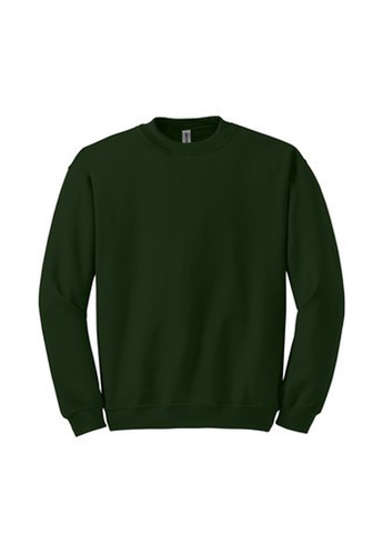 Темно-зелений світшот Gildan однотонний без декору (361960149)