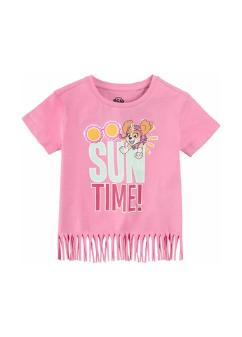 Розовая летняя футболка Cool Club