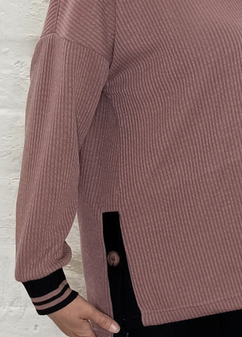 Рожево-коричневий демісезонний пуловер пуловер Darkwin