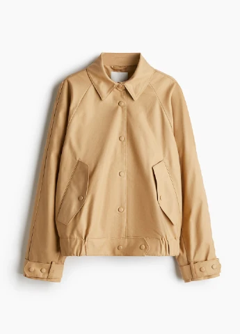 Пісочна демісезонна куртка твілова H&M