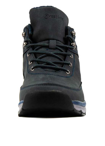 Темно-синие зимние ботинки Restime