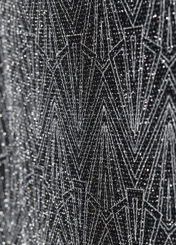 Серебристая кэжуал с геометрическим узором юбка H&M