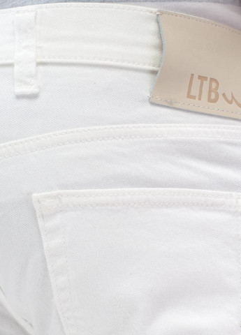 Белые демисезонные со средней талией джинсы LTB