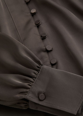 Темно-серая демисезонная блуза H&M