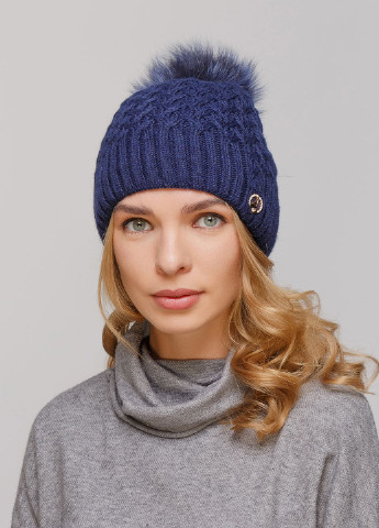 Зимова жіноча тепла шапка на флісовій підкладці 550763 Merlini (249643396)