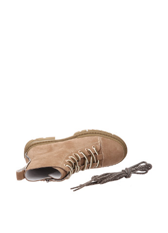 Осенние ботинки Anemone со шнуровкой, на тракторной подошве, с молнией из натуральной замши
