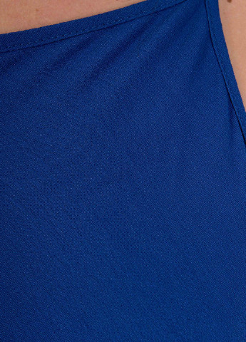 Синее кэжуал платье а-силуэт Sarah Chole однотонное