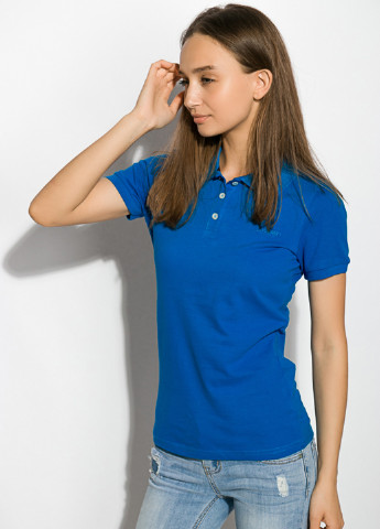 Голубой женская футболка-поло Lagems с логотипом