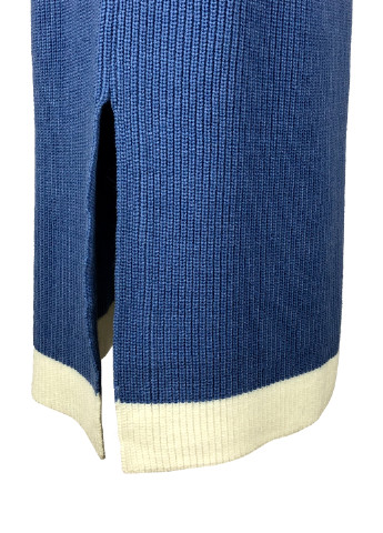 Голубая кэжуал однотонная юбка Elliatt