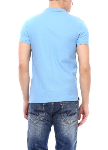 Голубой футболка-поло для мужчин Colin's