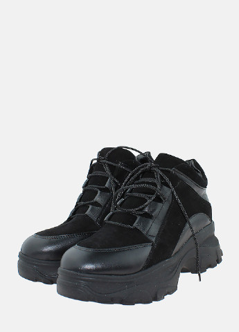Черные зимние женские кроссовки Masis
