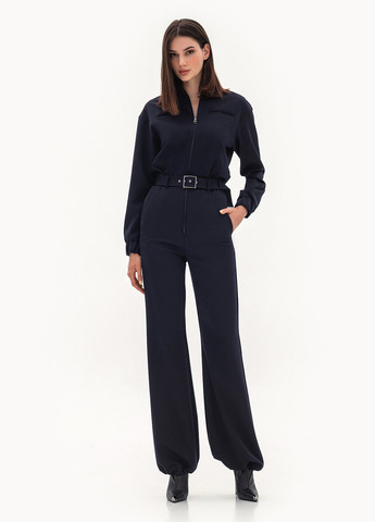 Комбінезон BGL комбінезон-брюки однотонний синій кежуал віскоза