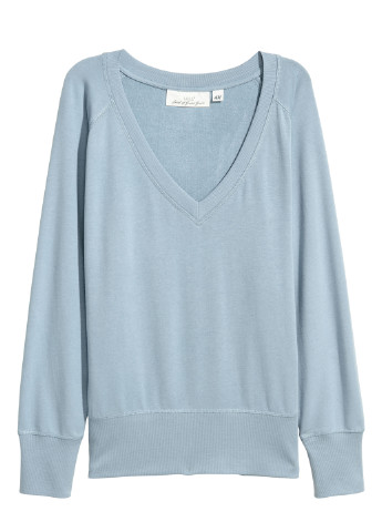 Голубой демисезонный пуловер пуловер H&M