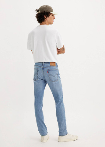 Голубые демисезонные зауженные джинсы Levi's