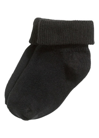 Шкарпетки (3 пари) H&M чорні повсякденні